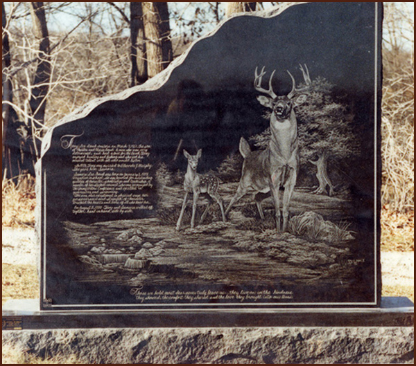 hand etched monuments doud